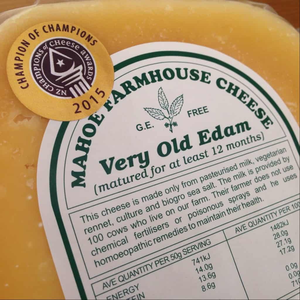 Mahoe cheese at Bay of Islands Farmers Market