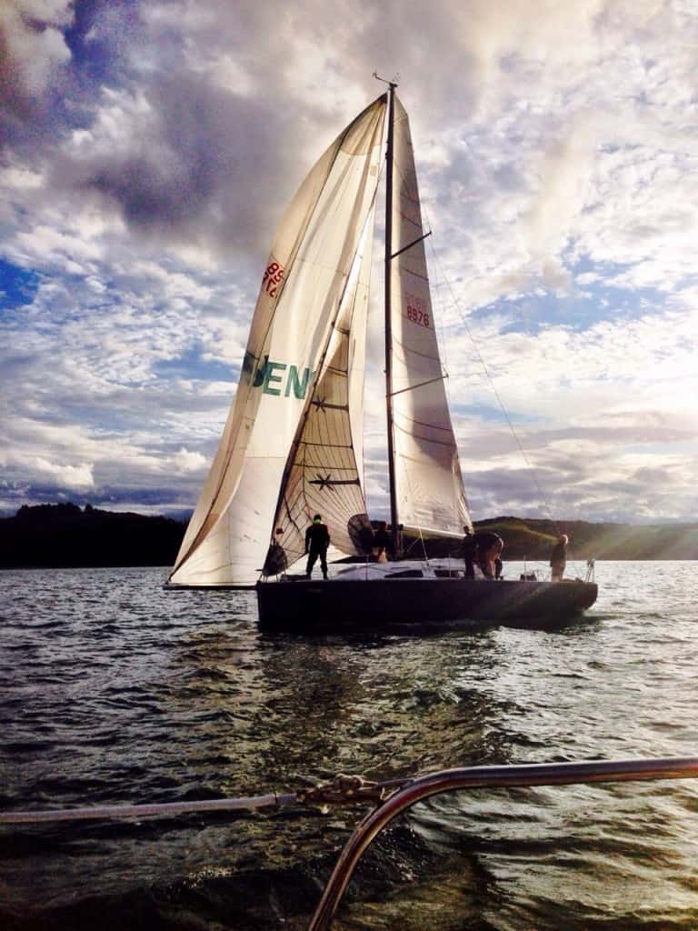 Sailing at Kerikeri: beautiful scenery and some great racing.