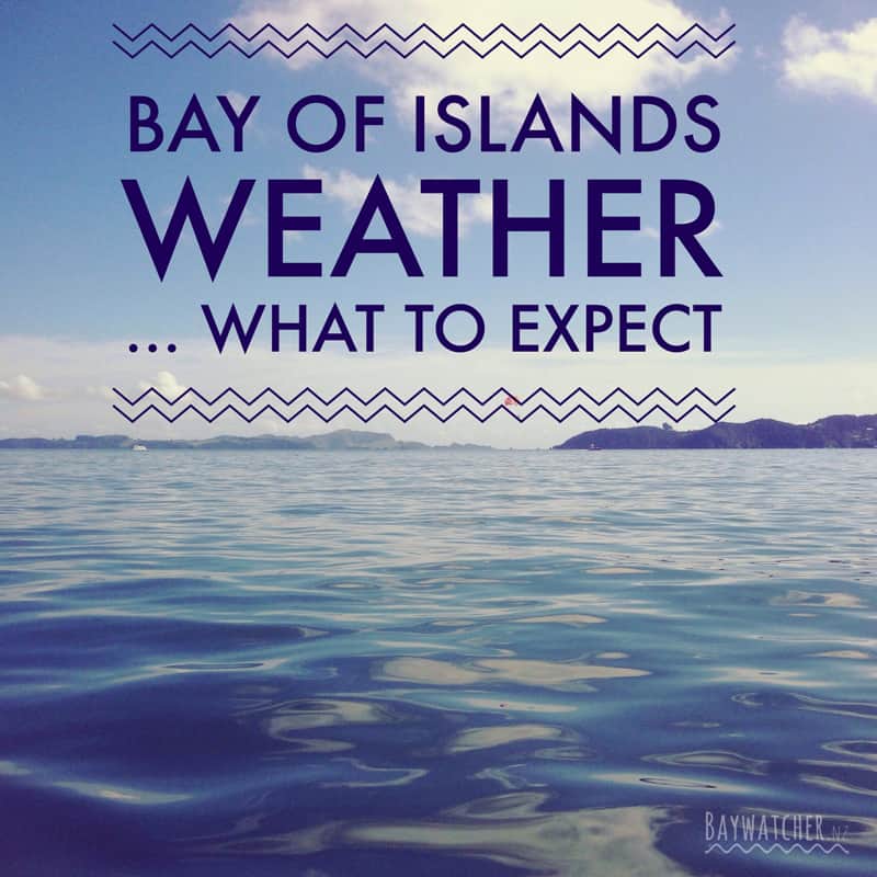 Bay of Islands weather - what to expect