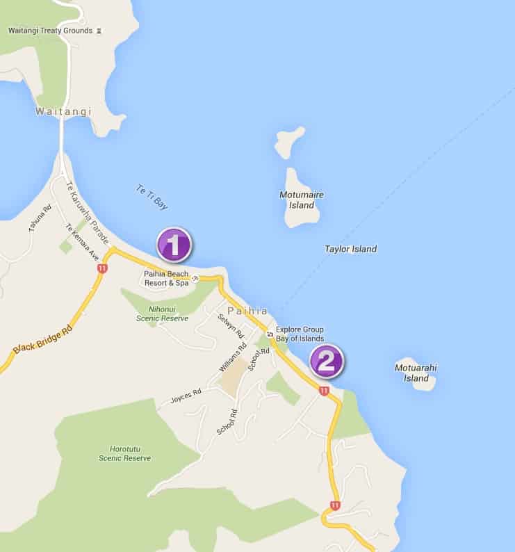 Where to go kayaking in Paihia