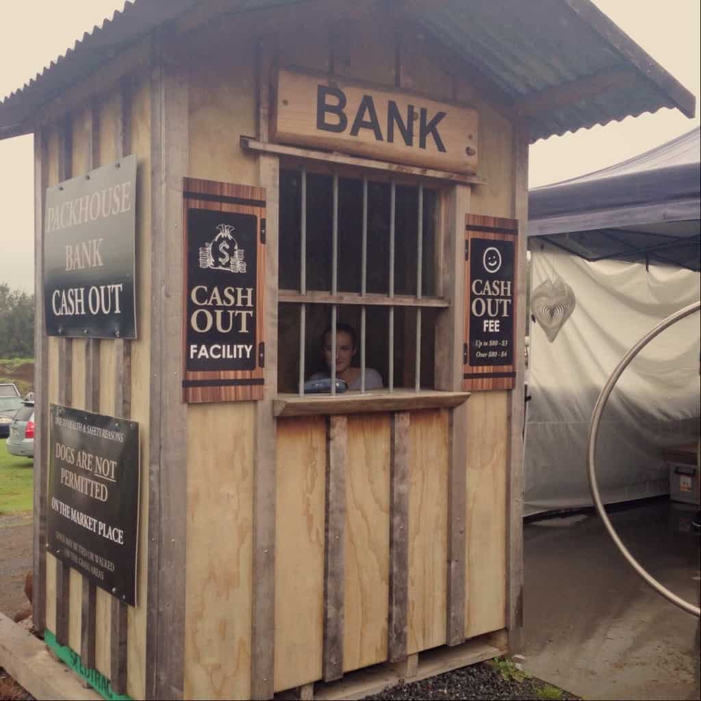 Isn't the cash-out facility at The Old Packhouse Market cute? It looks like something out of a cowboy movie!