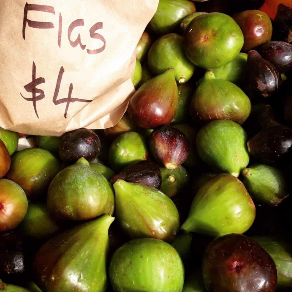 Fresh figs at the Bay of Islands farmers' market.