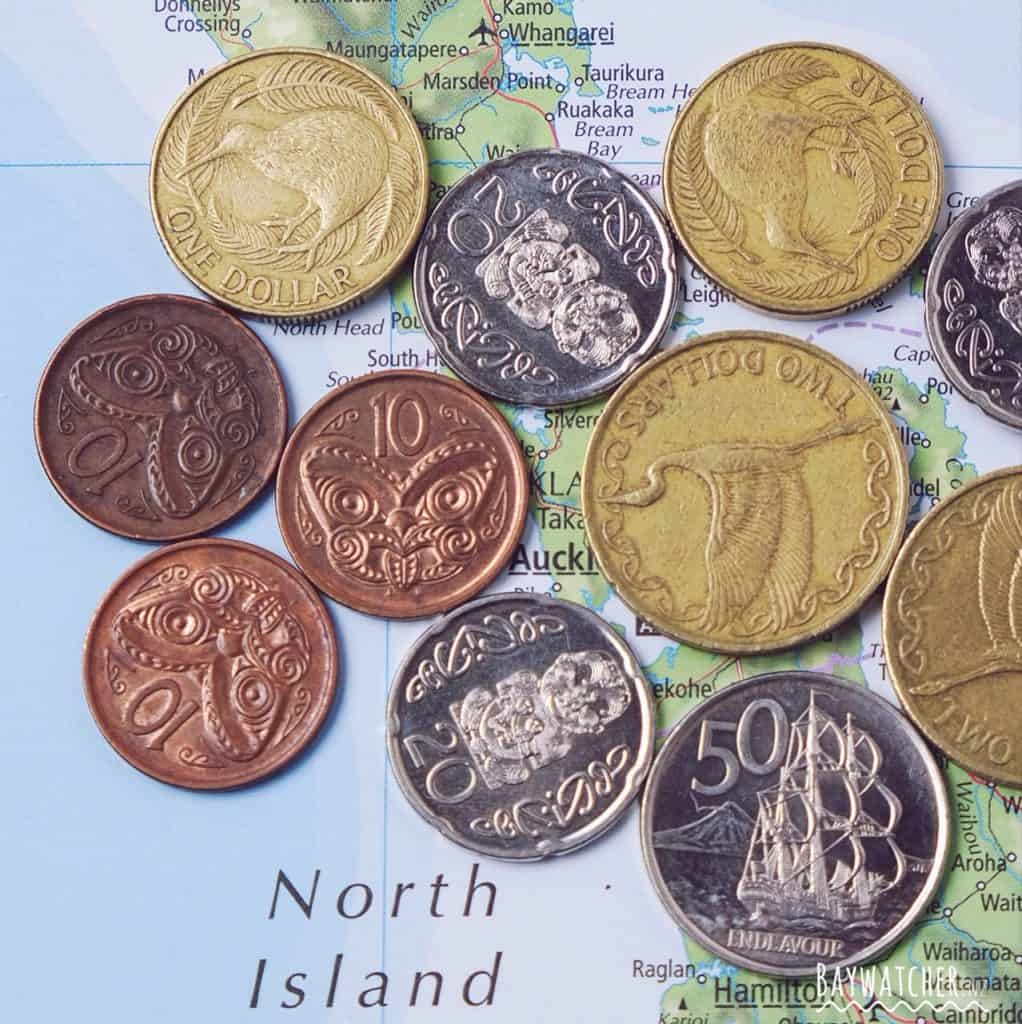 The smallest value coin in New Zealand is 10 cents - so when you're paying in cash, prices are rounded up or down to the nearest 10 cents.